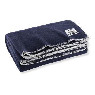 McGuire Army Navy Camping Wool Blanket - Navy