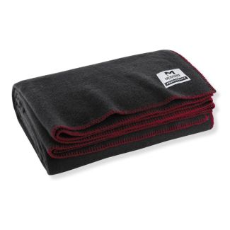 McGuire Army Navy Black Camping Wool Blanket