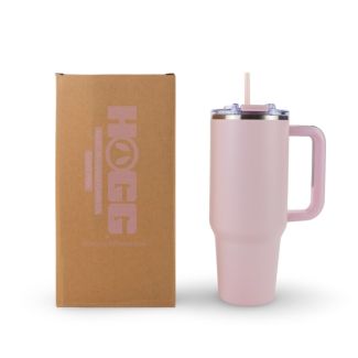 Hogg 40oz Powder Coated Big Swig Tumbler - Light Pink