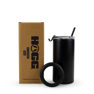 Hogg 4 in 1 Powder Coated Can Cooler - Black