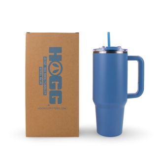 Hogg 40oz Powder Coated Big Swig Tumbler - Steel Blue