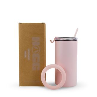 Hogg 4 in 1 Powder Coated Can Cooler - Light Pink
