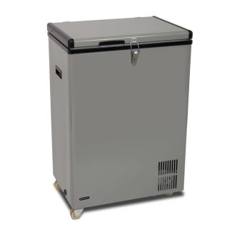 Whynter FM-951GW 95 Quart Portable Wheeled Freezer with Door Alert and 12v Option – Gray