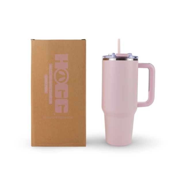 Hogg 40oz Powder Coated Big Swig Tumbler - Light Pink