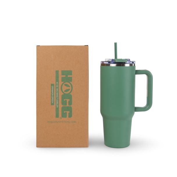 Hogg 40oz Powder Coated Big Swig Tumbler - Granada Green
