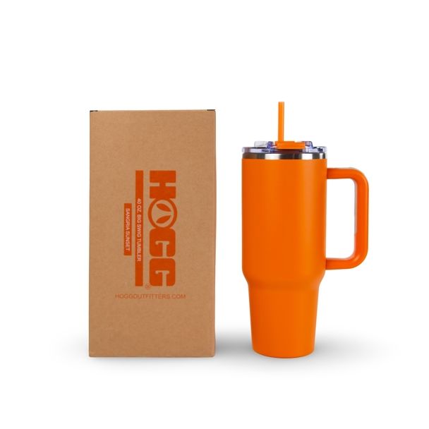 Hogg 40oz Powder Coated Big Swig Tumbler - Sangria Sunset