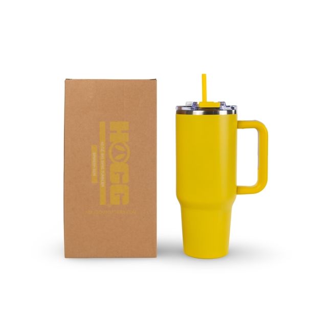 Hogg 40oz Powder Coated Big Swig Tumbler - Spanish Sun