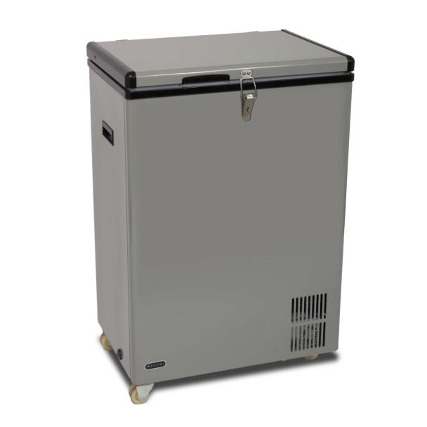 Whynter FM-951GW 95 Quart Portable Wheeled Freezer with Door Alert and 12v Option – Gray