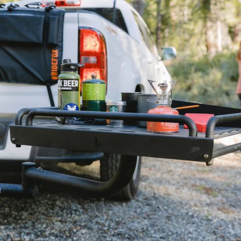 Hitchfire Ledge Platform with Dual Swing Arm