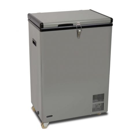 Whynter FM-951GW 95 Quart Portable Wheeled Freezer with Door Alert and 12v Option – Gray